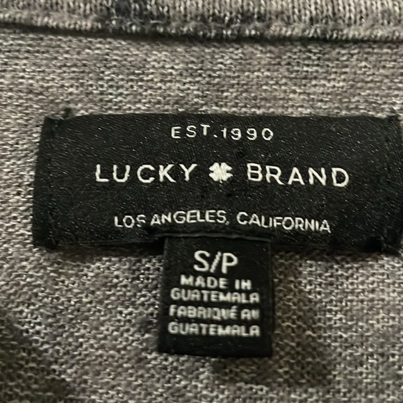 Lucky Brand Leopard Print Sweatshirt Women's Small Gray Sweater Top Soft Finish - Picture 4 of 10